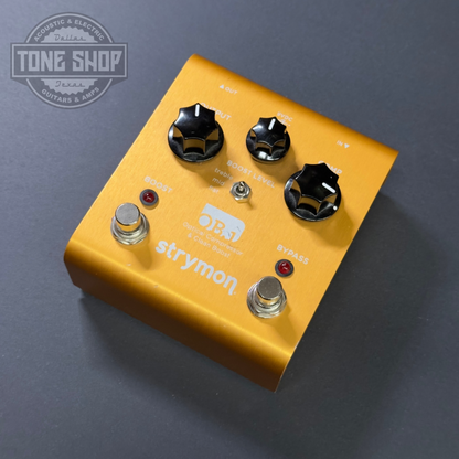 Top of Used Strymon OB.1 Optical Compressor & Clean Boost.