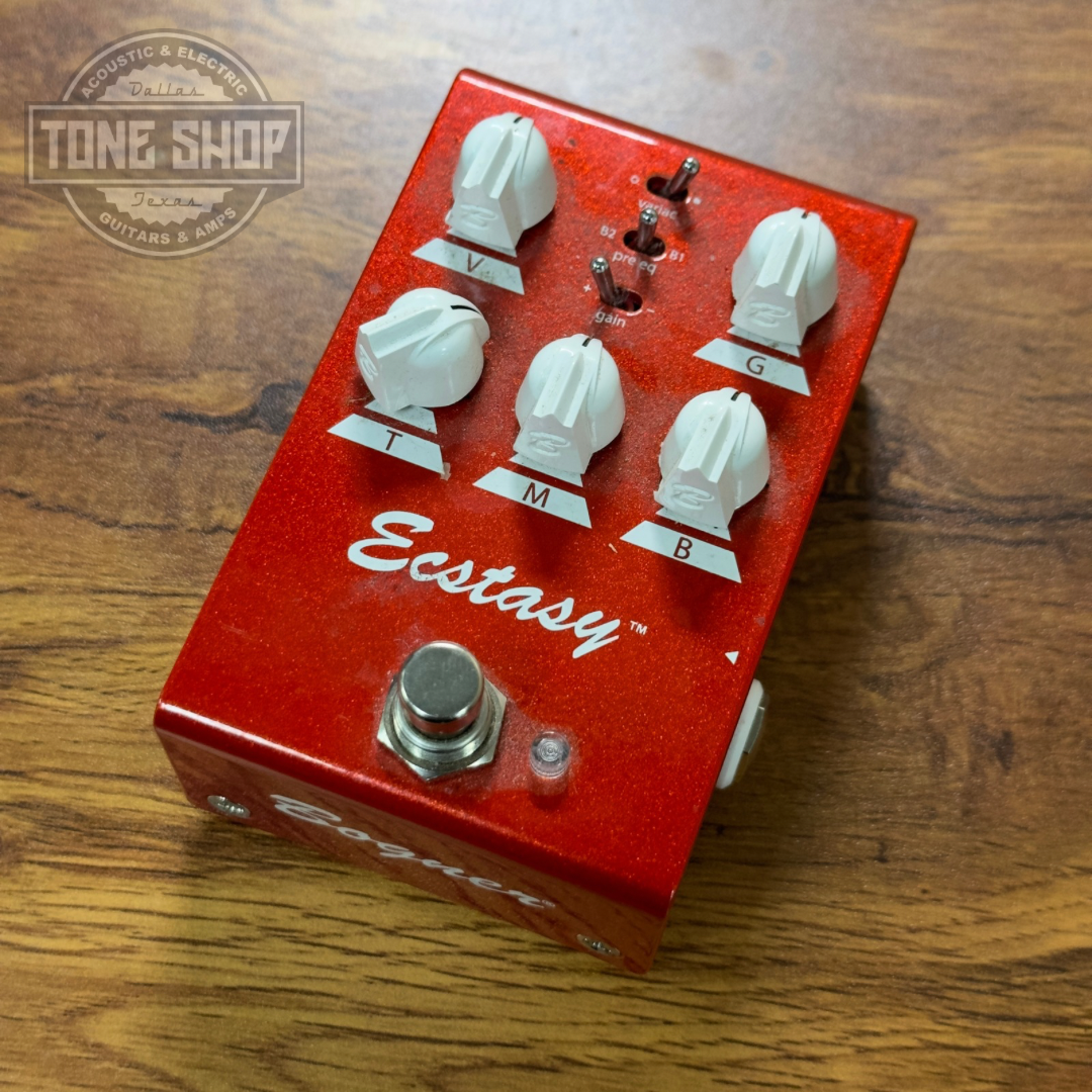 Top of Used Bogner Ecstasy Red Mini Overdrive.