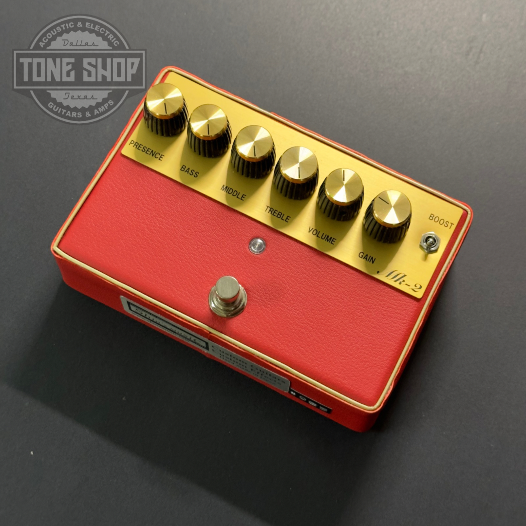 Top of Used Shin's Music MK-2 Drive Red Tolex.