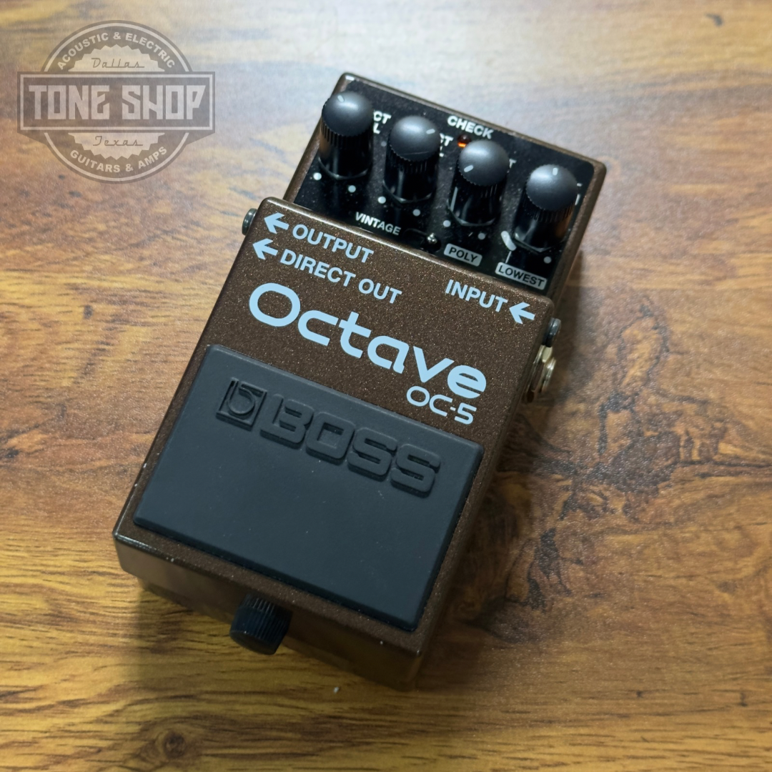 Top of Used Boss OC-5 Octave w/box.