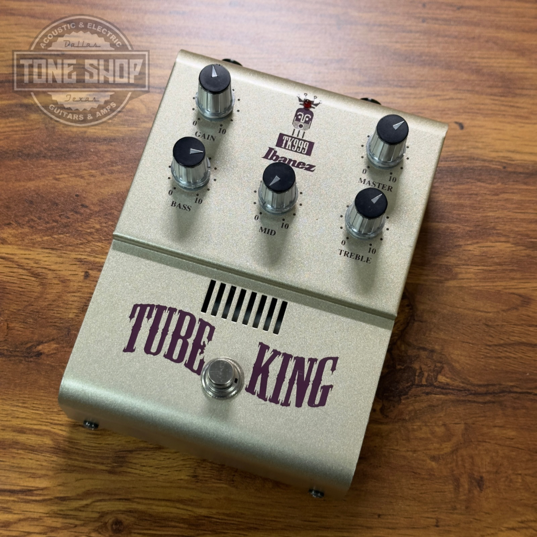 Top of Used Tube King TK999 12AX7 Tube Drive w/box.