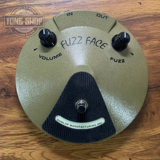 Top of Used Dunlop Eric Johnson Fuzz Face.