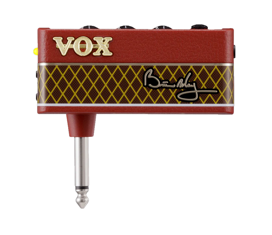 Front of Vox Brian May amPlug Headphone Guitar Amp.