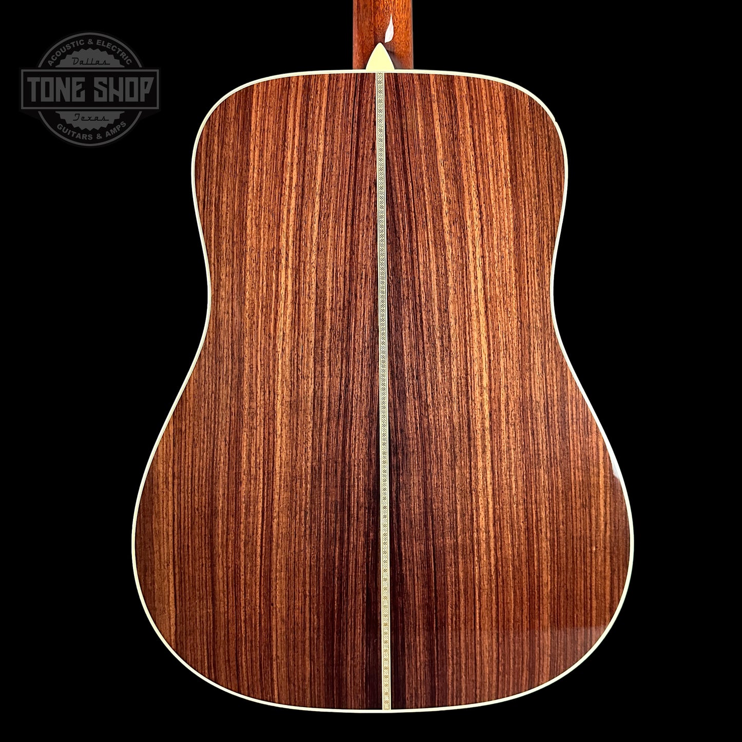 Back of Collings D2H Natural Sitka/EIR.