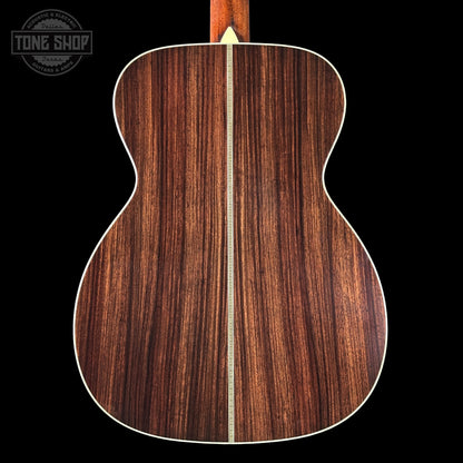 Back of Collings OM2H Natural Sitka/EIR.