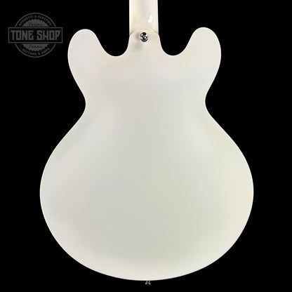 Back of Collings I30-LC  Olympic White.