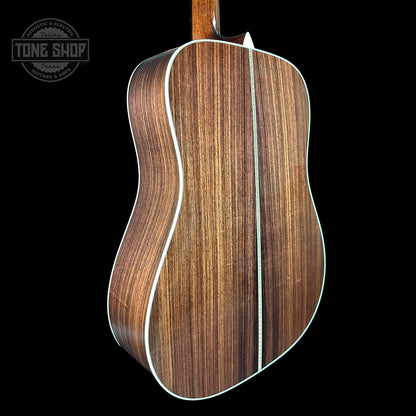 Back angle of Collings D2H Natural Sitka/EIR.