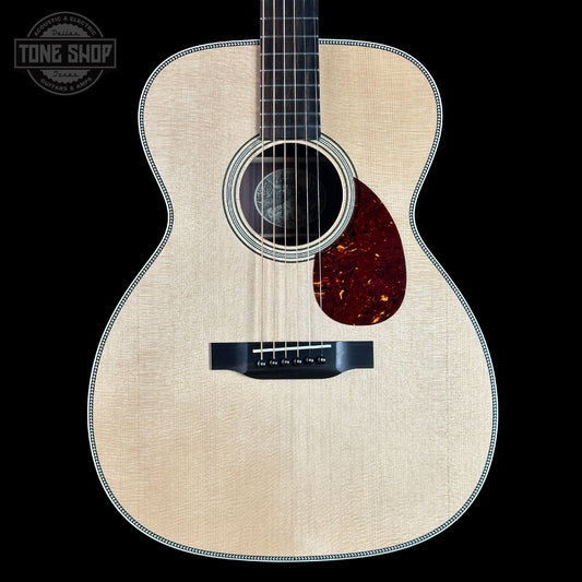 Front of Collings OM2H Natural Sitka/EIR.