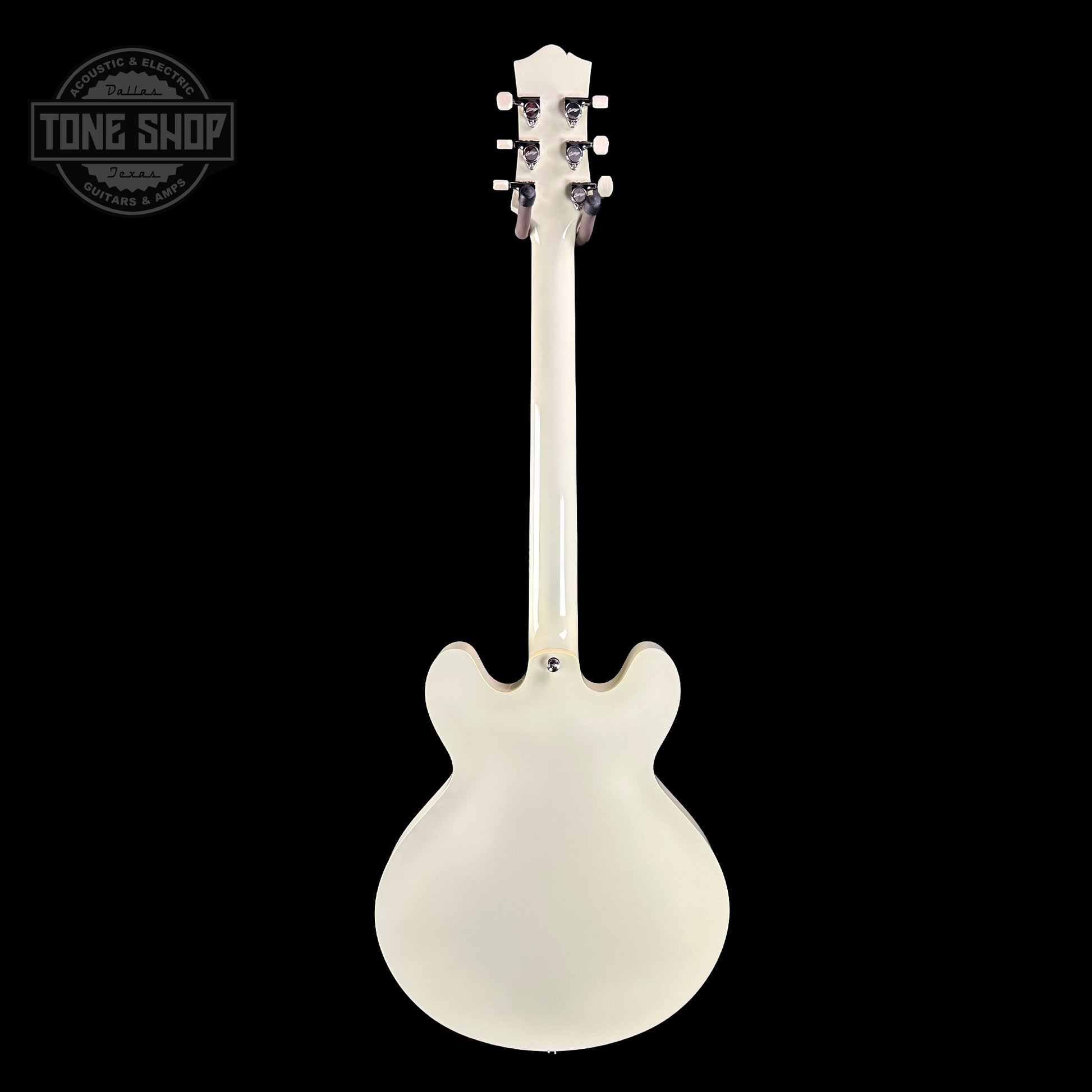 Full back of Collings I30-LC  Olympic White.