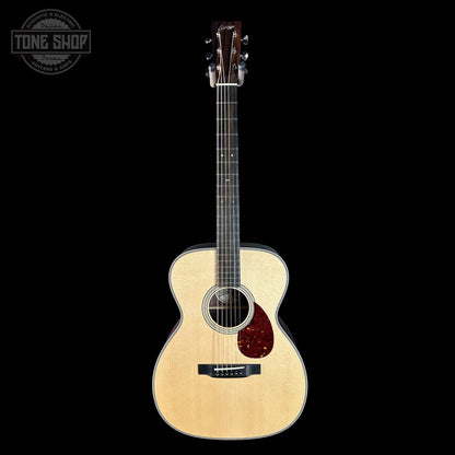 Full front of Collings OM2H Natural Sitka/EIR.