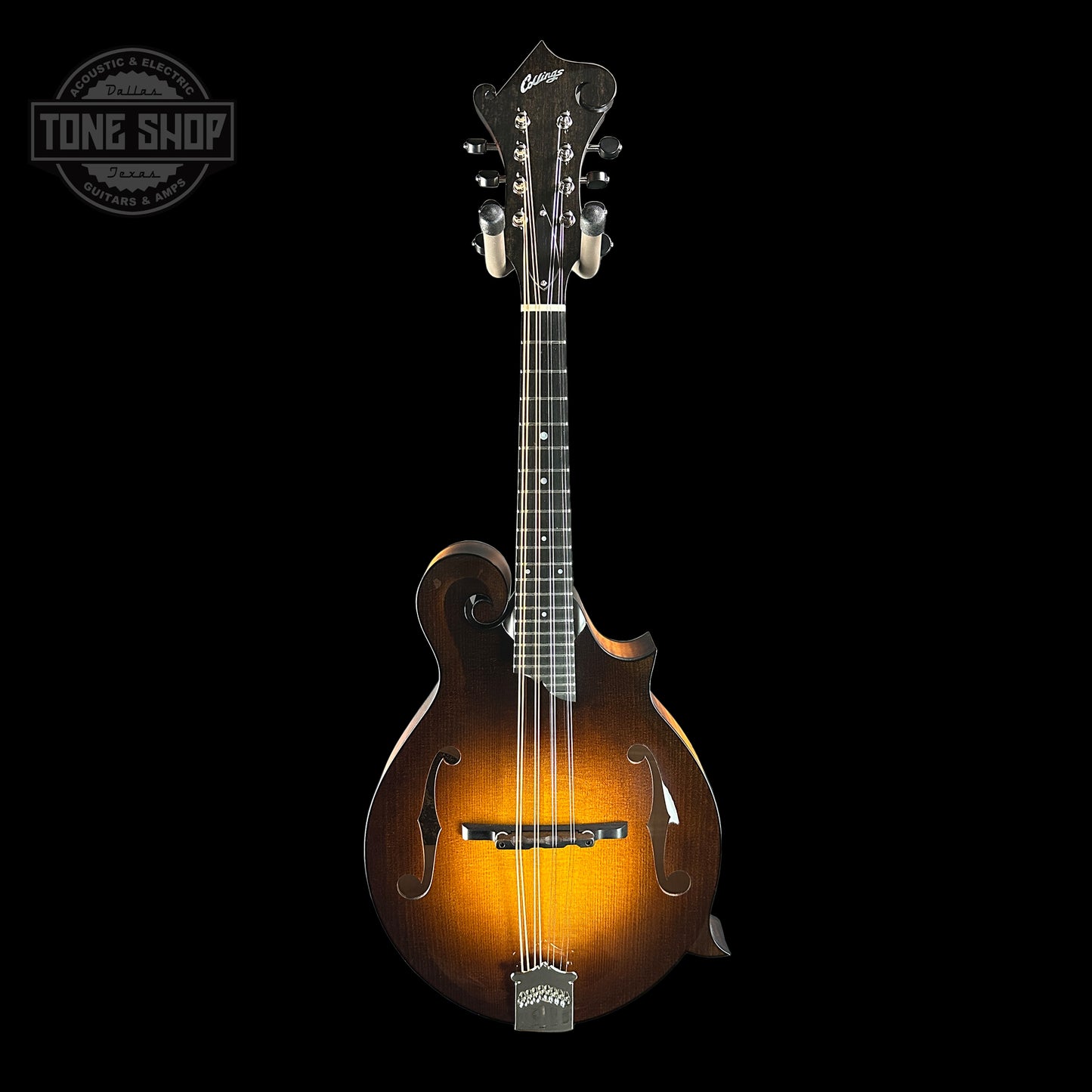 Full front of Collings MF Mandolin Gloss Top Sunburst.