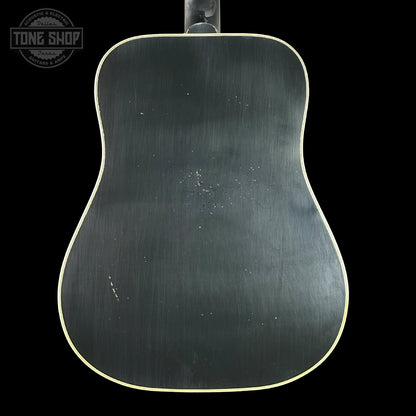 Back of Gibson Custom Shop Dealer Select 1960 Hummingbird Ebony Heavy Aged.