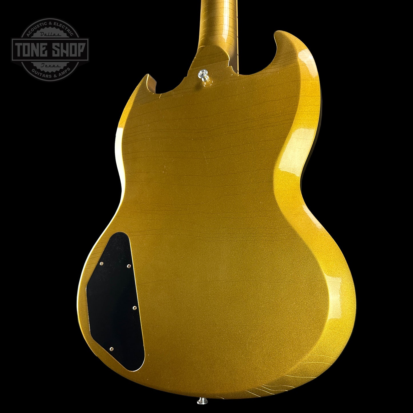 Back angle of Gibson Custom Shop M2M 1964 SG Standard Reissue w/Maestro Murphy Lab Ultra Light Aged Double Gold w/Stinger.