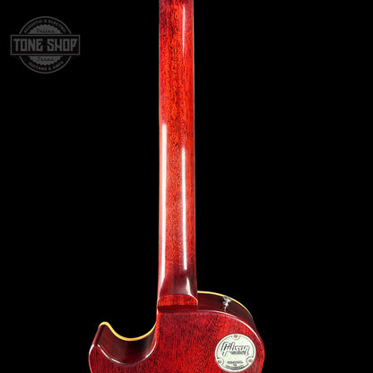 Back of neck of Gibson Custom Shop Made 2 Measure 1959 Les Paul Standard Chambered SITF Tejas Burst Murphy Lab Ultra Light Aged.