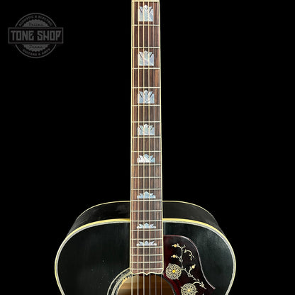 Fretboard of Gibson Custom Shop M2M 1957 SJ-200 Murphy Lab Light Aged  Ebony.