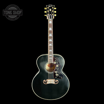 Full front of Gibson Custom Shop M2M 1957 SJ-200 Murphy Lab Light Aged  Ebony.