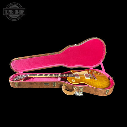 Gibson Custom Shop Made 2 Measure 1959 Les Paul Standard Chambered Lemon Burst VOS in case.