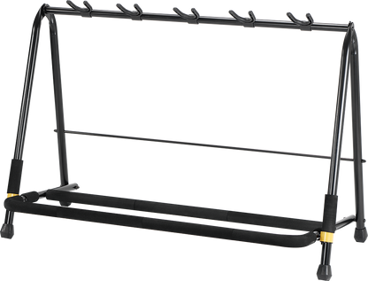 Front angle of Hercules GS525B 5 Guitar Rack.