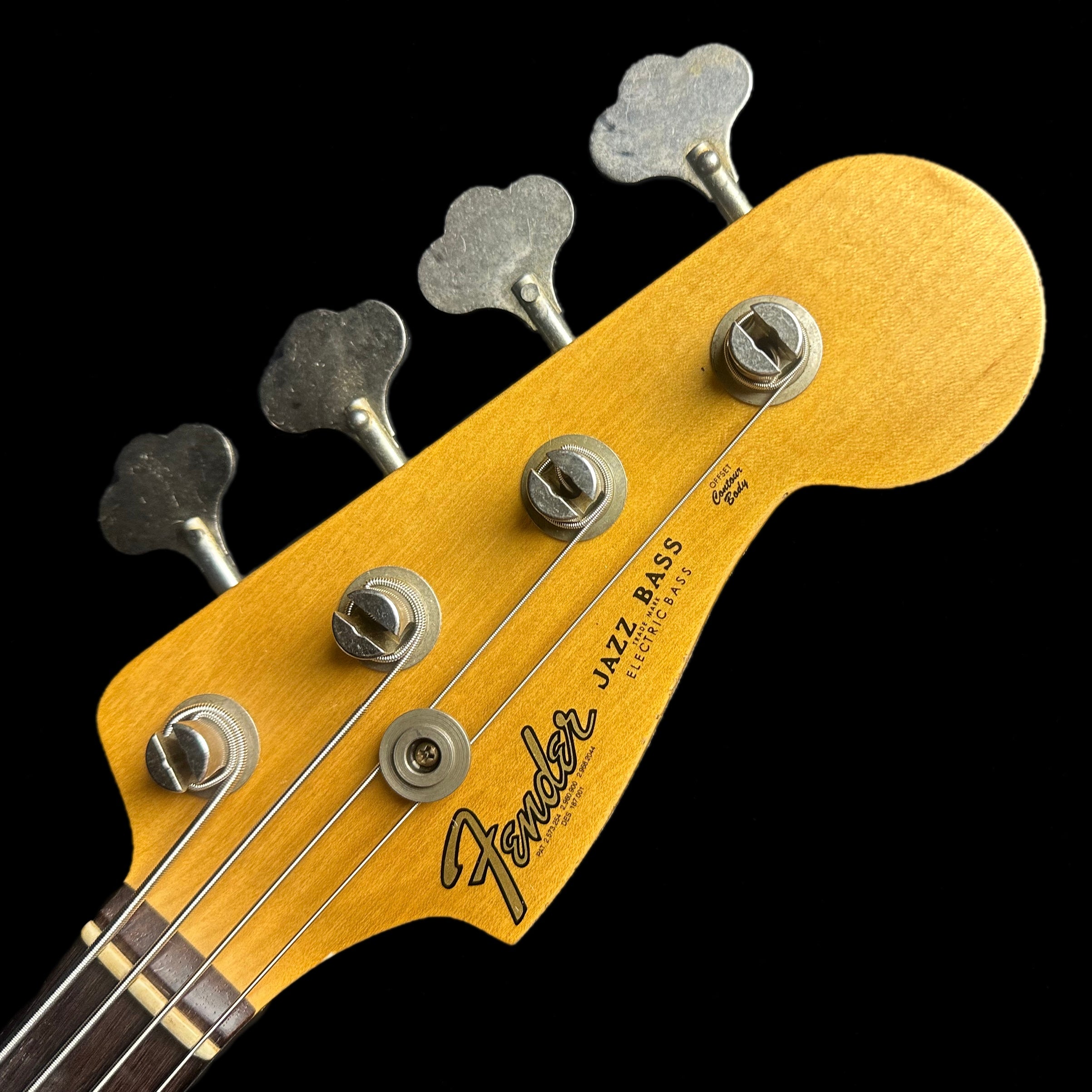 Fender jazz outlet bass headstock