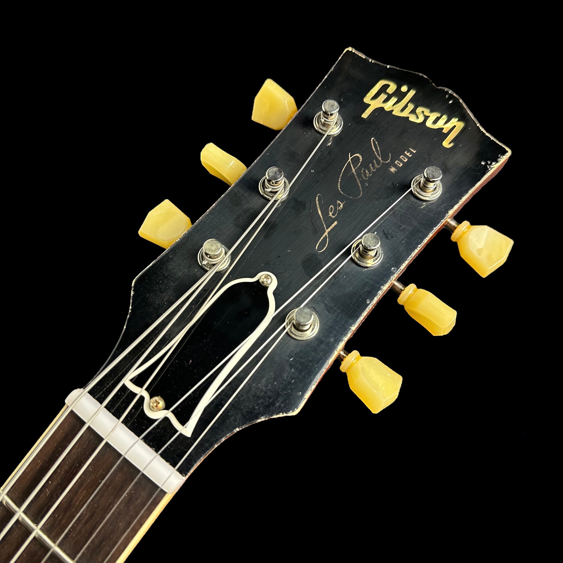 Guitare électrique Gibson Custom Shop 1958 Les Paul Standard Reissue Heavy  Aged Lemon Burst