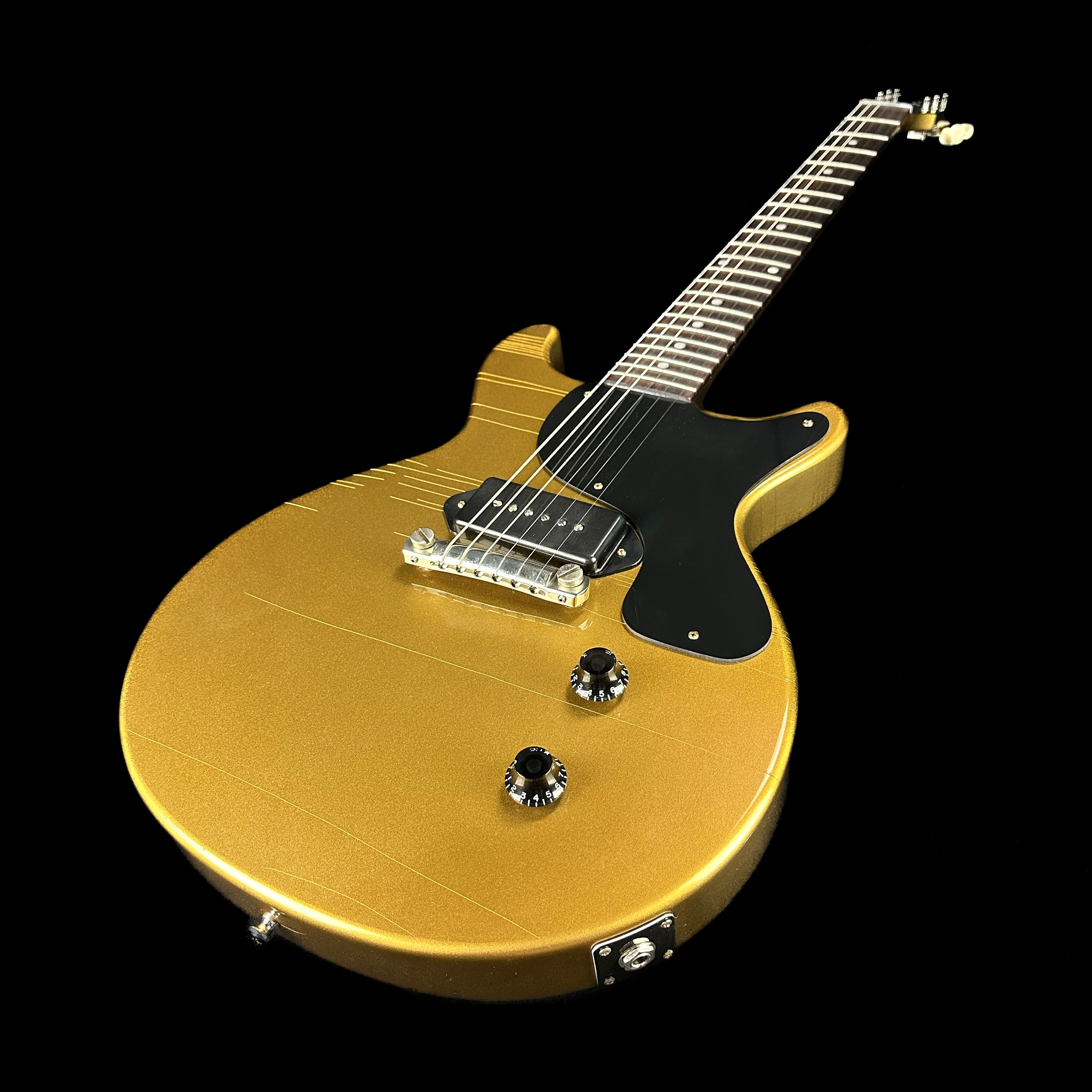 Gibson Custom Shop M2M 1958 Les Paul Junior Doublecut Double Gold Murphy  Lab Ultra Light Aged w/case