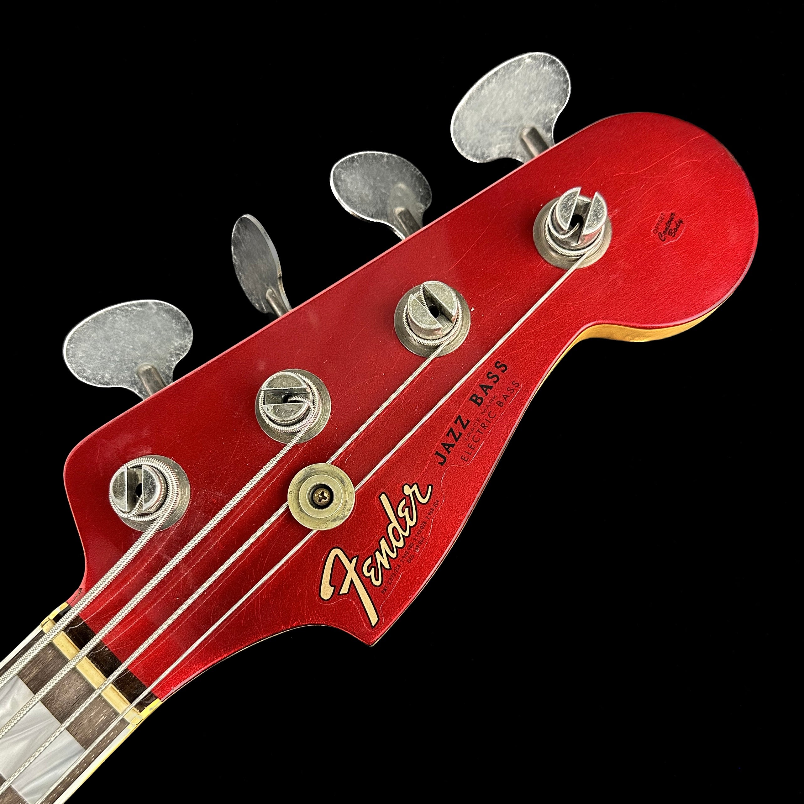Fender Custom Shop Limited P Jazz Bass Journeyman Aged Candy Apple Red  w/case