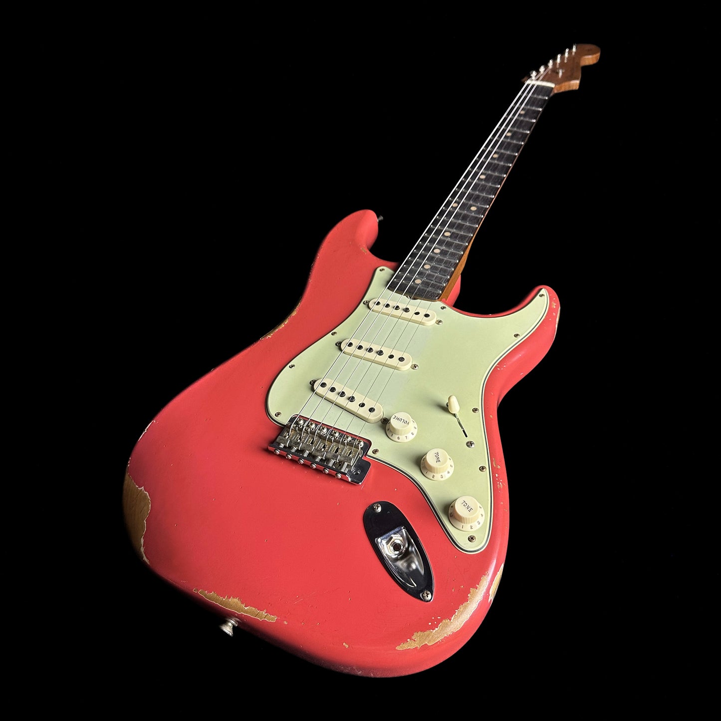 Fender Custom Shop Limited Edition 1963 Strat Relic Aged Fiesta Red w/case