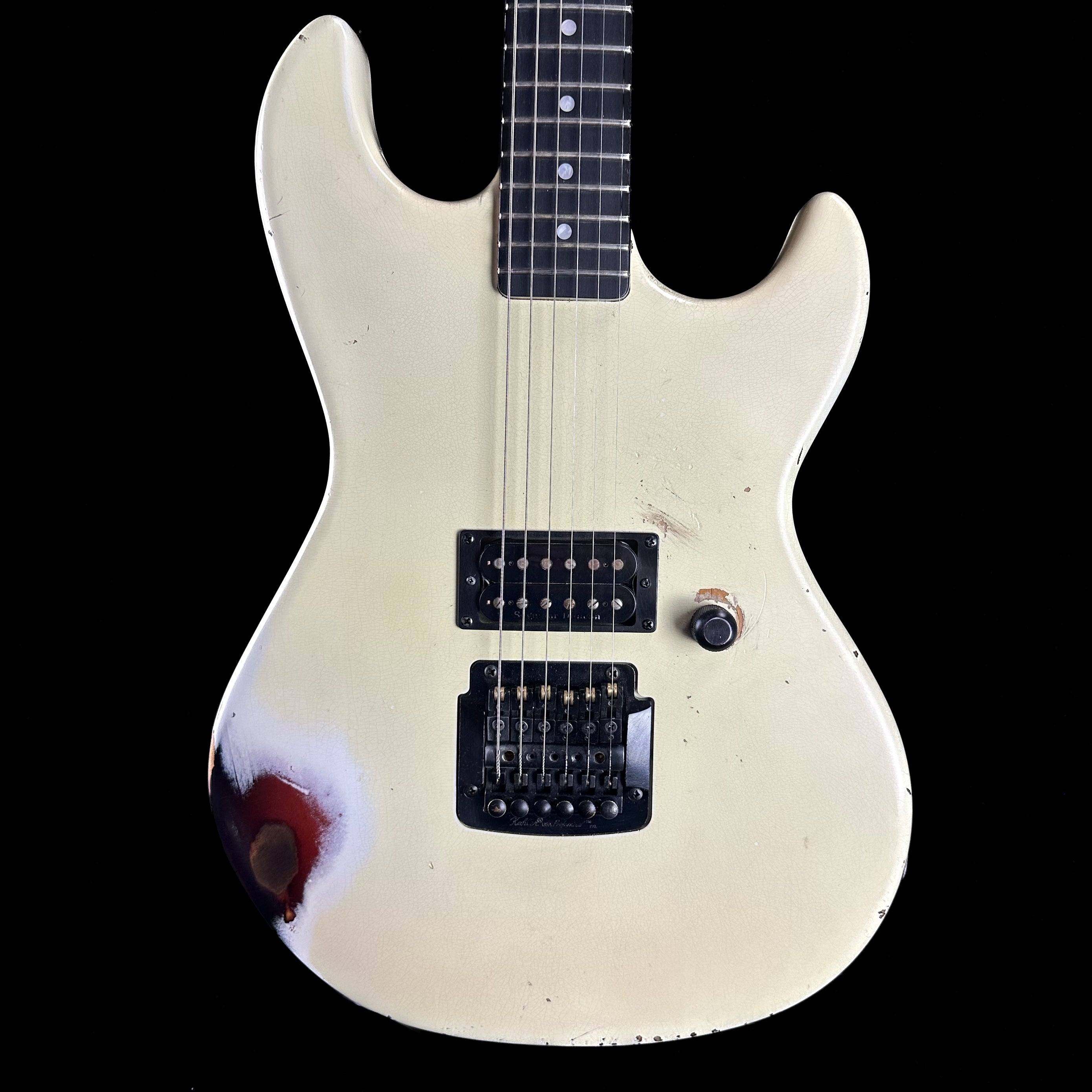 G~andL Custom Shop Rampage Jerry Cantrell Signature Light Aging Vintage  White/3TSB w/case