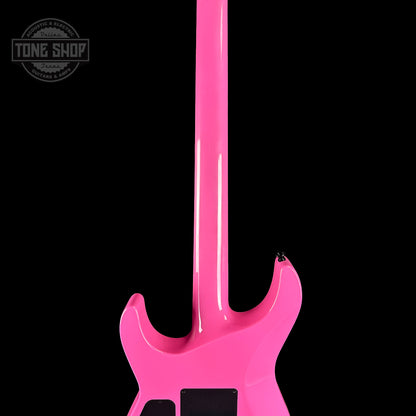 Back of neck of Jackson Custom Shop SL2H Reverse Headstock Bubblegum.