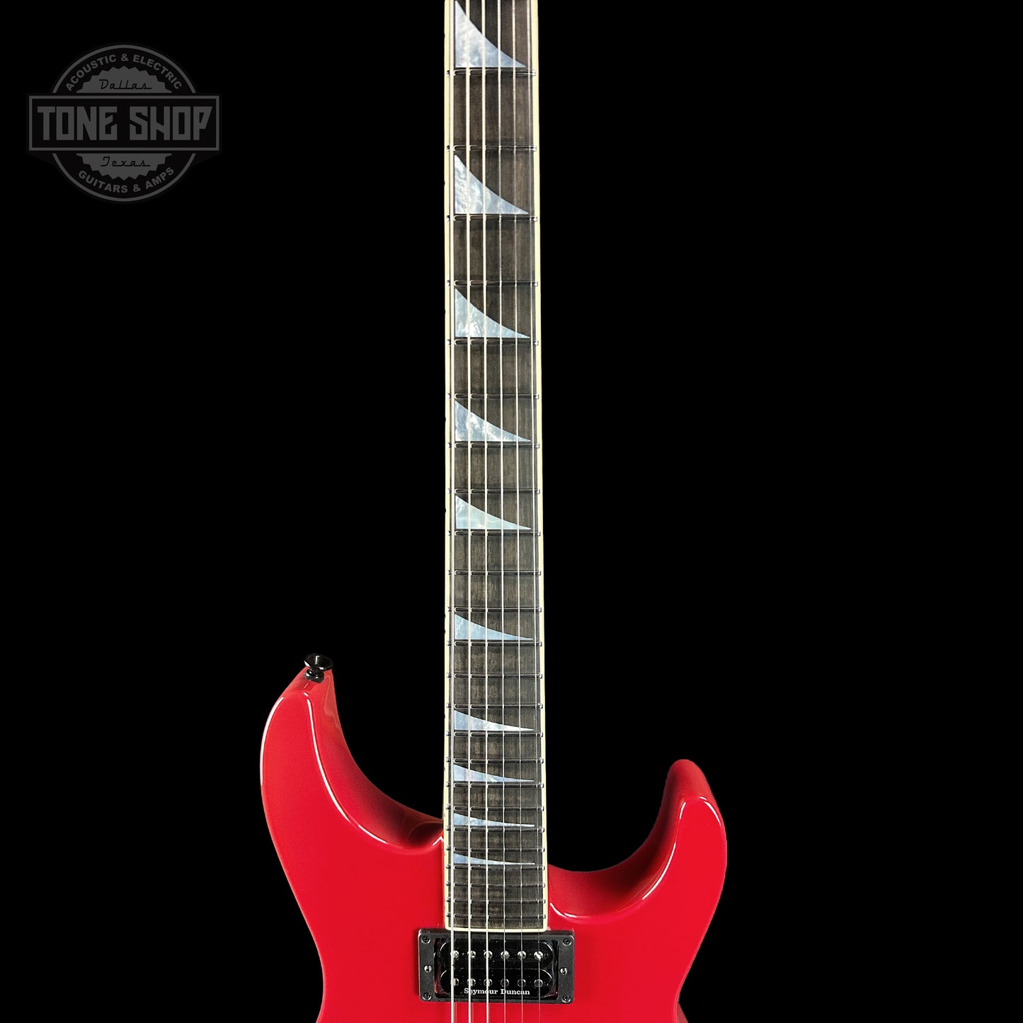 Fretboard of Jackson Custom Shop SL2H Reverse Headstock Dakota Red.