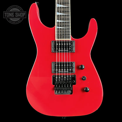 Front of Jackson Custom Shop SL2H Reverse Headstock Dakota Red.