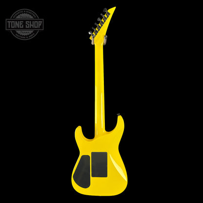 Full back of Jackson Custom Shop SL2H Grafitti Yellow.