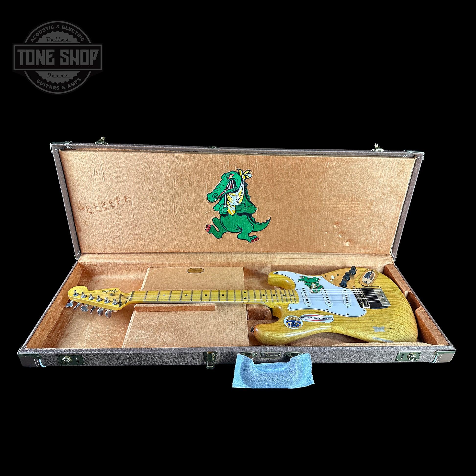 Fender Custom Shop Jerry Garcia Alligator Strat Masterbuilt by Austin MacNut in case.