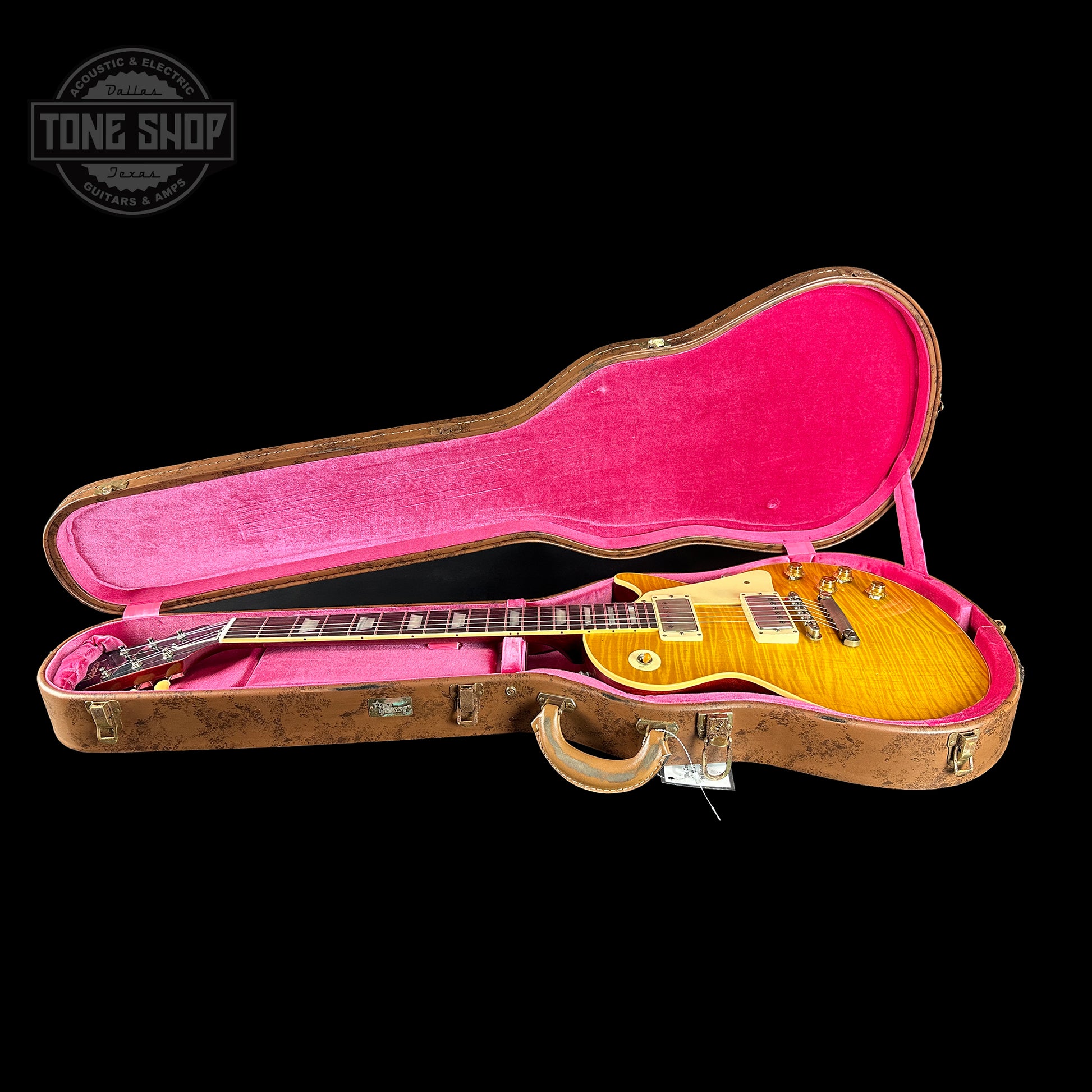 Gibson Custom Shop Made 2 Measure 1959 Les Paul Standard Chambered Lemon Burst Murphy Lab Heavy Aged in case.