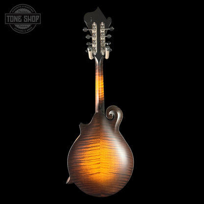 Full back of Collings MF Mandolin Sunburst.