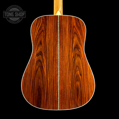 Back of Martin Custom Shop 28 Style Dread Adirondack/Cocobolo.