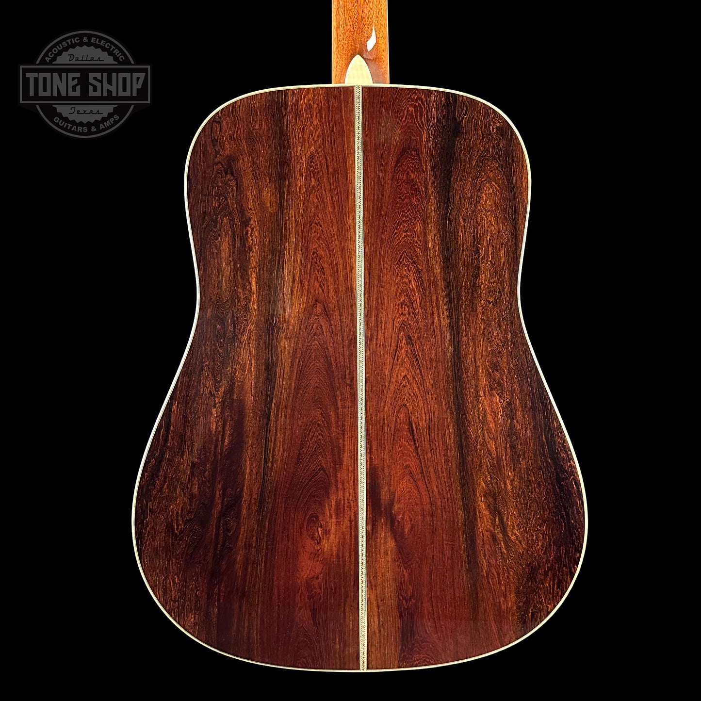 Back of Martin Custom Shop D-42 Adirondack/Madagascar Rosewood.