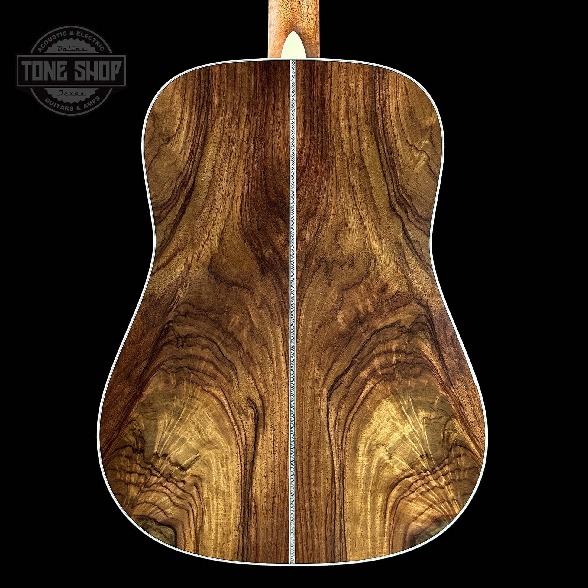 Back of Martin Custom Shop HD-7 Adirondack/WEIR.