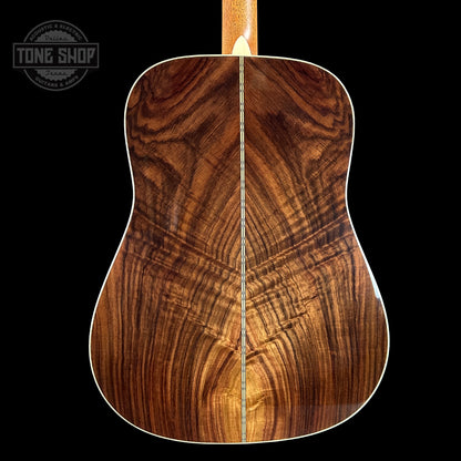 Back of Martin Custom Shop 28 Style Dread Adirondack/WEIR Ambertone.