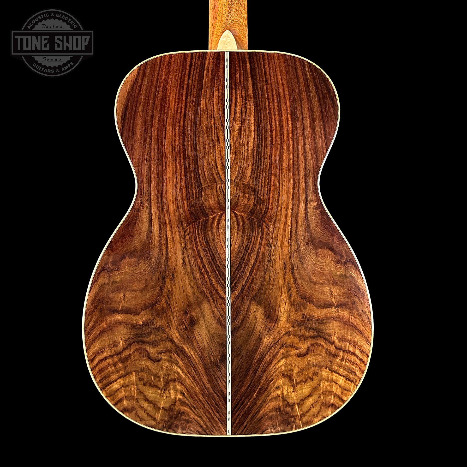 Back of Martin Custom Shop 28/45 Style 00-14F Italian Alpine Spruce/WEIR.