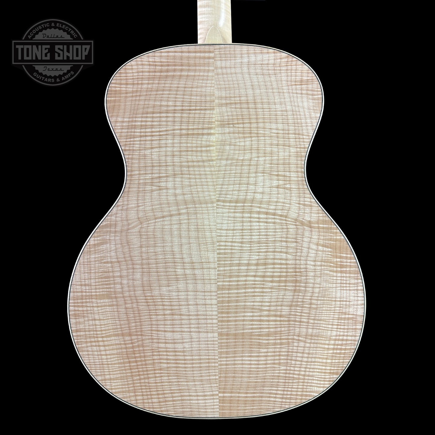 Back of Martin Custom Shop GP 41 Style High Altitude Swiss Spruce/Pacific Big Leaf Maple.