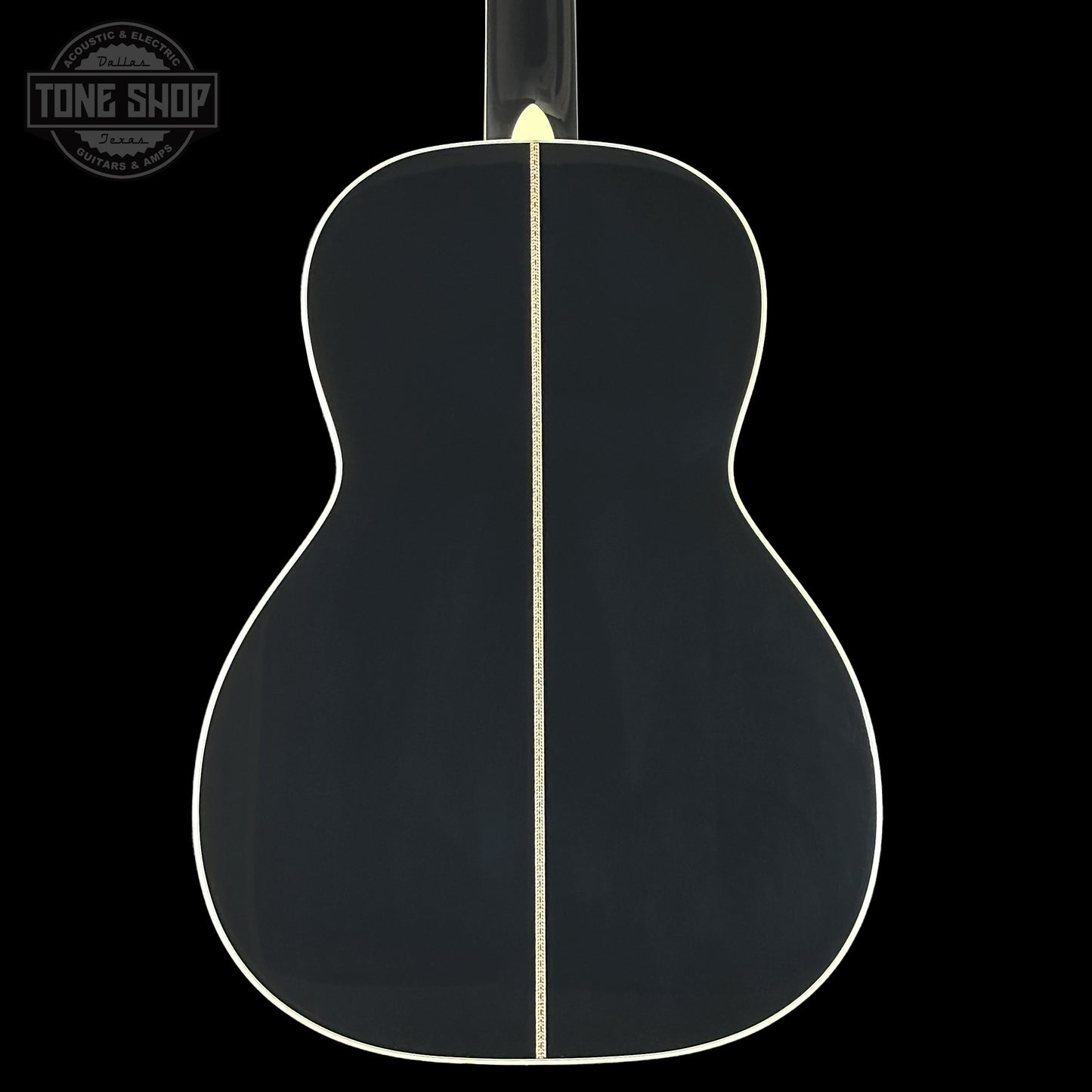 Back of Martin Custom Shop 00-42 Torch Motif Black Sitka/EIR.