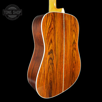 Back angle of Martin Custom Shop 28 Style Dread Adirondack/Cocobolo.