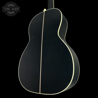 Back angle of Martin Custom Shop 00-42 Torch Motif Black Sitka/EIR.