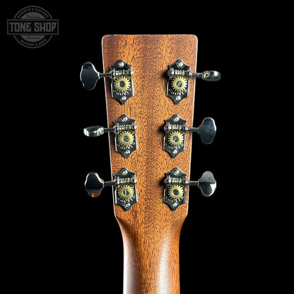 Back of headstock of Martin D-18E LRB.