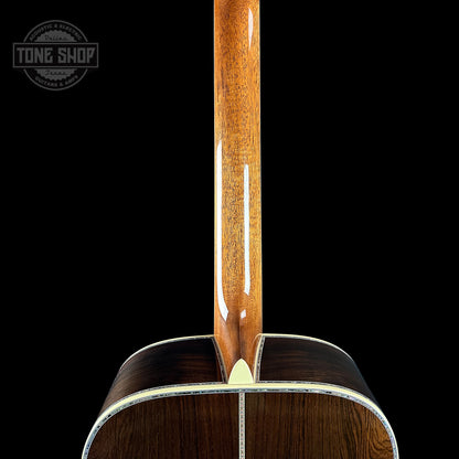 Back of neck of Martin Custom Shop D-45 Adirondack/Brazilian Rosewood.