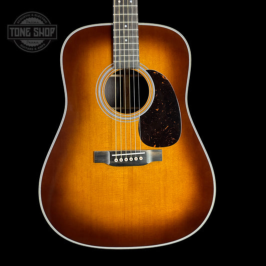 Front of Martin D-28 Ambertone.