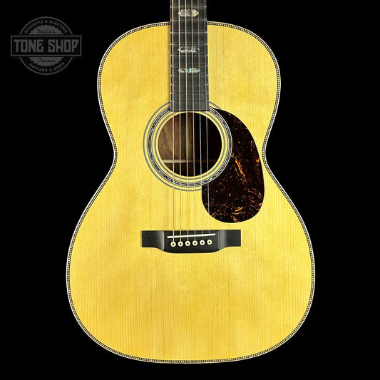 Front of Martin Custom Shop 28/45 Style 000-12F Adirondack/Guatemalan RW.