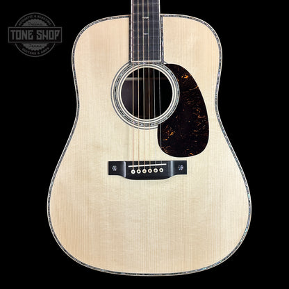 Front of Martin Custom Shop D-42 Adirondack/Madagascar Rosewood.