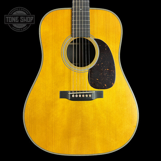 Front of Martin Custom Shop 37 D-28 Authentic Brazilian Rosewood Stage 1 Aging.